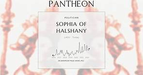 Sophia of Halshany Biography | Pantheon