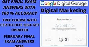 Google Digital Garage Final Exam Answers | Updated 2023