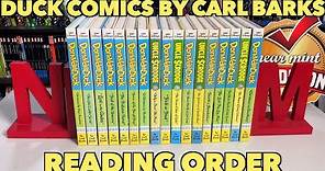 A comprehensive look at the reading order of Duck Comics by Carl Barks!