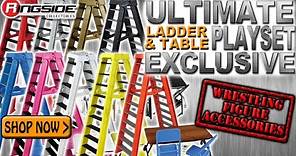 WWE FIGURE INSIDER: Ultimate Ladder & Table Playset 2016 - Ringside Exclusive Figure Accessories