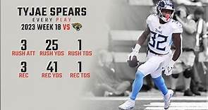 Tyjae Spears Week 18 Highlights | Every Run, Target, and Catch vs Jacksonville Jaguars