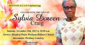 Live Stream for Sylvia Doreen Craig