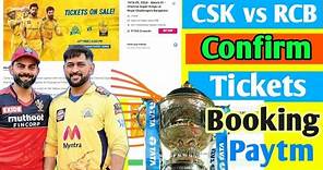 csk vs rcb tickets book kaise kare.IPL 24 CSK vs RCB Chennai Match Tickets Booking online.
