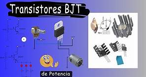 TRANSISTORES BJT | Cómo funciona un transistor BJT