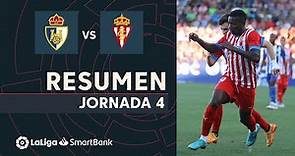 Resumen de SD Ponferradina vs Real Sporting (1-3)