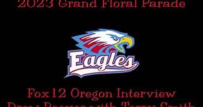 Centennial High School Awesome Eagle Show Band Fox12 Oregon Interview with Terry Smith 2023