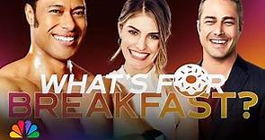 Taylor Kinney, Caitlin Bassett, Uli Latukefu and More Share What's for Breakfast | NBC 2023
