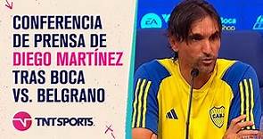EN VIVO: Diego Martínez habla en conferencia de prensa tras Boca vs. Belgrano