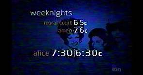 ION Television, Weeknight Schedule Promo, Circa 2007