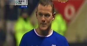 The Day When 18 Years Old Wayne Rooney Played Against Manchester United