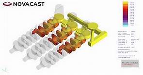 NovaCast - Crankshaft Casting Simulation