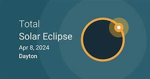 April 8, 2024 Total Solar Eclipse in Dayton (45409), USA
