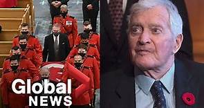 Former Canadian prime minister John Turner honoured in state funeral