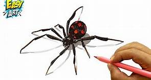 🟩 Dibujos 3D │How To Draw Spider 3D │Como Dibujar una Araña 3D │Easy Art