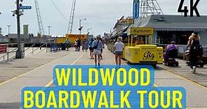 Walking the Wildwood Boardwalk in 4K - 2023