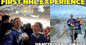 FIRST CANADIAN NHL GAME! Filipina Experiences Vancouver (Granville Island)