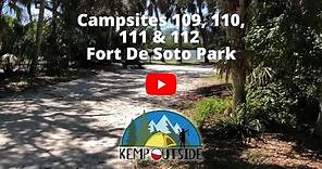 Fort De Soto Park Campsites 109, 110, 111 & 112 | Coastal Camping in Florida | Campsite Reviews