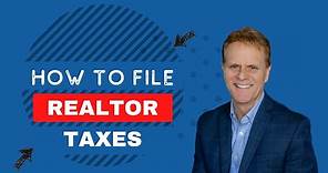 How to File Taxes as a Realtor