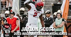 Jaylon Scott 2023 Regular Season Highlights | NC State LB