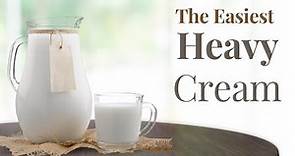 How to make Heavy cream with 2 ingredients!