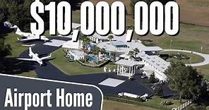 Inside John Travolta's $10,000,000 AIRPORT MANSION