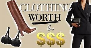 Clothing WORTH spending money on to look CLASSY