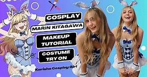 Best Sexy Cosplay Marin Kitagawa | Makeup Tutorial & Costume Try-On | Karisha Cosplay Girl