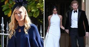 Royal Wedding: Chelsy Davy watches on during ceremony