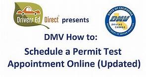Read Important DMV Update in Description! How to Schedule a DMV Appointment Online for Permit Test
