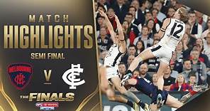 Melbourne v Carlton Highlights | Semi-Final, 2023 | AFL