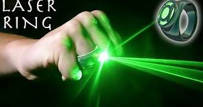 How To Make a GREEN LANTERN Laser Ring! - Real Burning Superhero Ring (Simple Build)