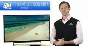 Sony 40 inch LED 1080P HDTV - KDL40W600B Features