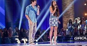 Alex & Sierra "You're The One That I Want" - Four Chair Challenge - The X Factor USA 2013