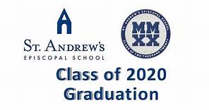 St. Andrew's Episcopal School 2020 Graduation