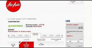 How to change or rebook your ticket | AirAsia |