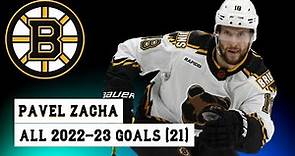 Pavel Zacha (#18) All 21 Goals of the 2022-23 NHL Season