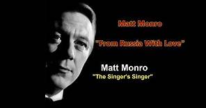 Matt Monro - 'From Russia With Love' (with lyrics)