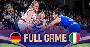 Germany v Italy | Full Basketball Game | FIBA Women's EuroBasket 2025 Qualifiers