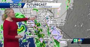 Northern California forecast | Sierra snow and Sacramento-area rain on Thursday