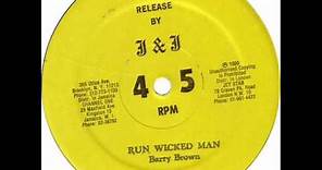 Barry Brown - Run Wicked Man