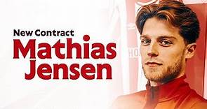 MATHIAS JENSEN signs new Brentford contract! 🔥 🇩🇰