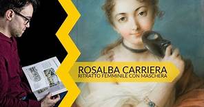 Rosalba Carriera | Ritratto femminile con maschera