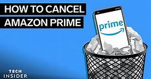 How To Cancel Amazon Prime