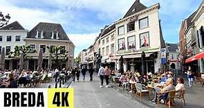 BREDA, NETHERLANDS 🇳🇱 [4K] City Centre — Walking Tour