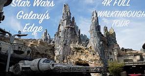 Star Wars Galaxy's Edge 4K Complete Walkthrough Tour | Walt Disney World Disney’s Hollywood Studios