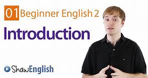 Beginner English Introduction