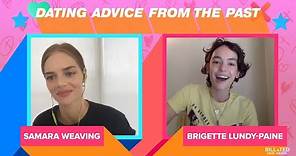 Samara Weaving & Brigette Lundy-Paine React to Dating Advice with Tinder