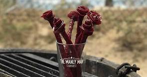 Beef Jerky Rose Bouquets by The Manly Man Company