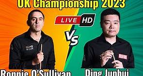 Ronnie O'Sullivan vs Ding Junhui UK Championship 2023 Final Live Match HD Session 1