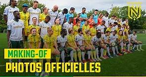 Making-of de la photo officielle du FC Nantes, saison 2021-2022